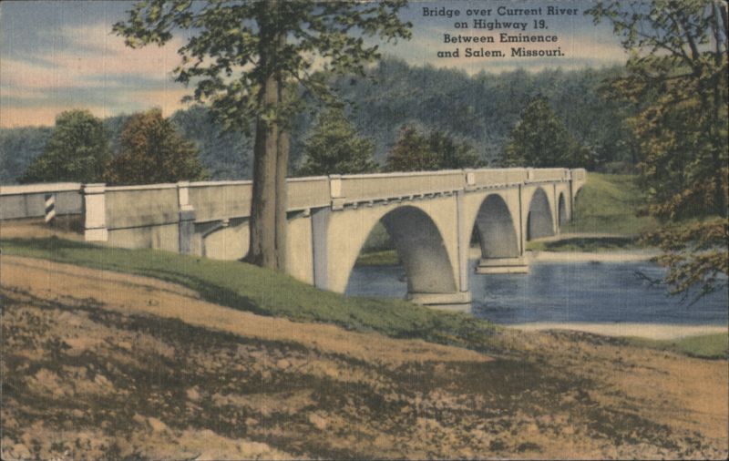 Bridge over Current River on Highway 19, Missouri
