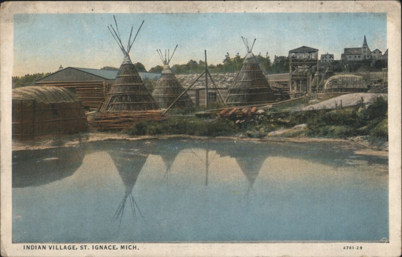 Indian Village, St. Ignace, MI Saint Ignace Michigan