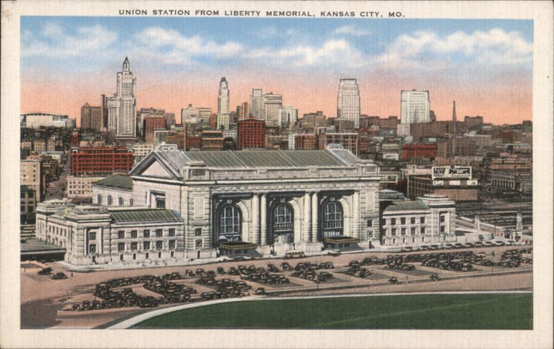 Union Station from Liberty Memorial, Kansas City, MO. Missouri