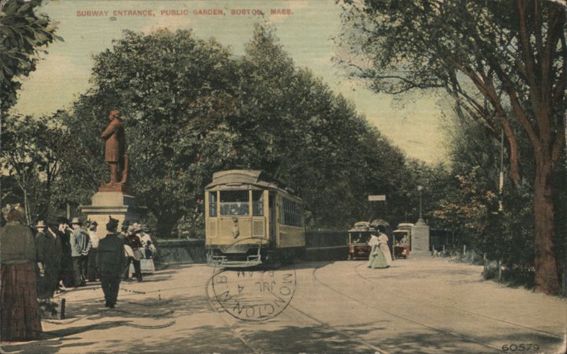 Subway Entrance, Public Garden, Boston, MA Massachusetts