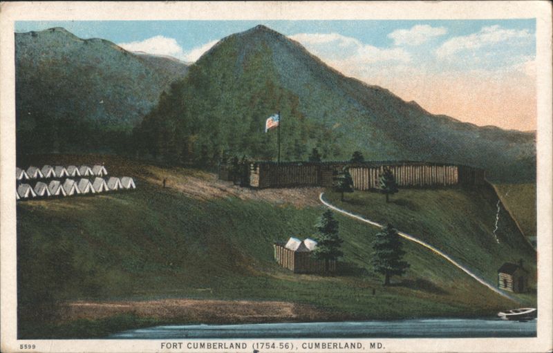 Fort Cumberland (1754-56), Cumberland, MD Maryland