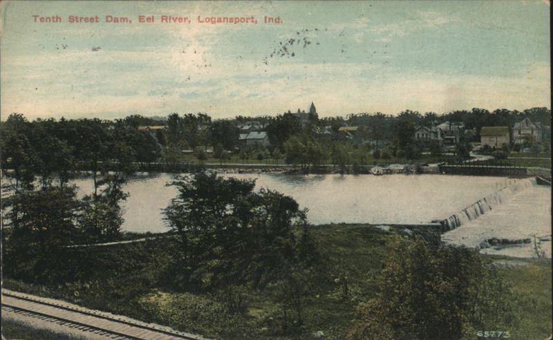 Tenth Street Dam, Eel River, Logansport, IN Indiana