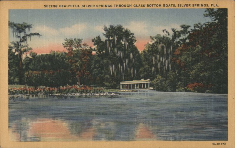 Glass Bottom Boats, Silver Springs, FL Florida
