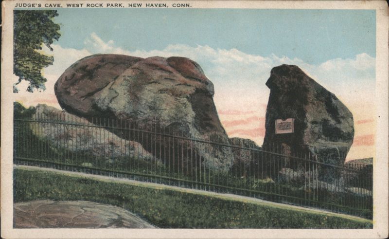 Judge's Cave, West Rock Park, New Haven, Conn. Connecticut