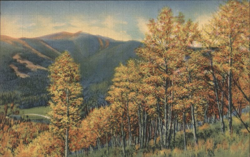 When Autumn Paints the Trees and Hills in Magic Colors