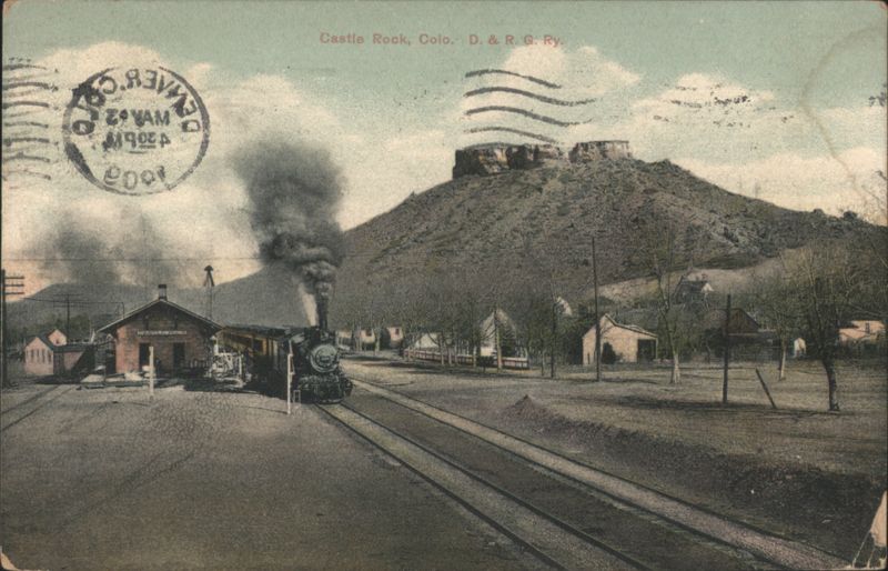 Denver & Rio Grande Railway Depot, Castle Rock, CO Colorado