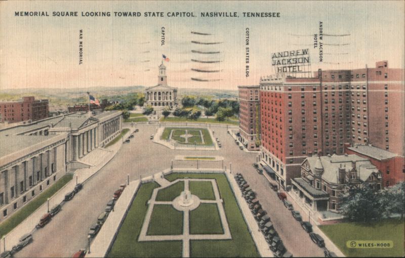 Memorial Square looking toward State Capitol, Nashville, TN Tennessee