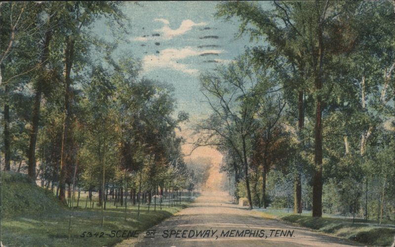Scene on Speedway, Memphis, TN Tennessee