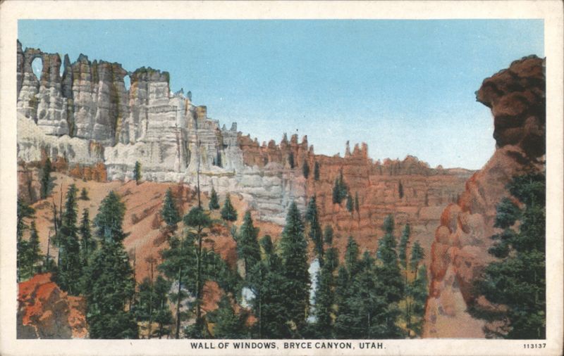 Wall of Windows, Bryce Canyon, Utah