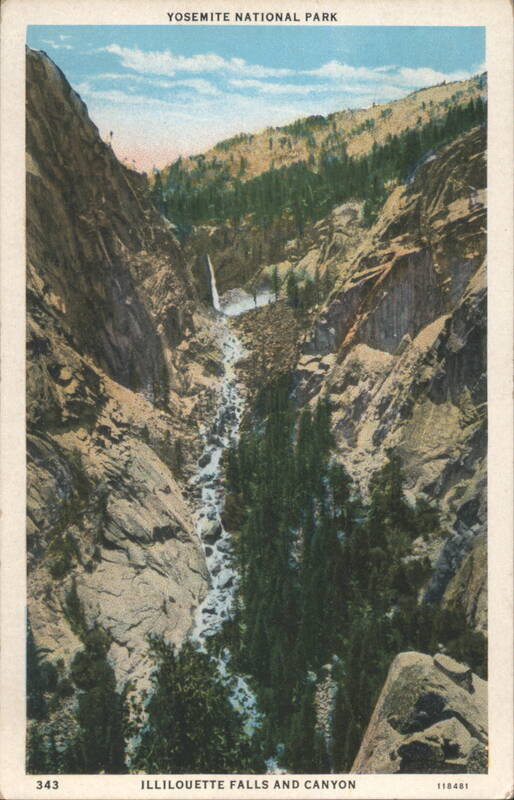 Illilouette Falls and Canyon, Yosemite National Park California