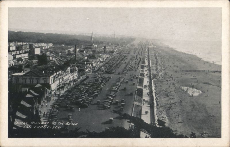 Great Highway at The Beach, San Francisco California