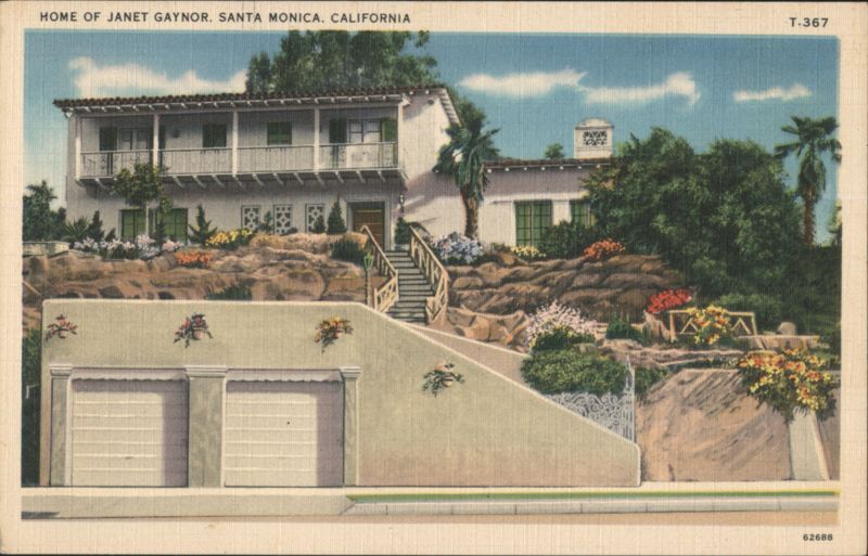 Home of Janet Gaynor, Santa Monica, California