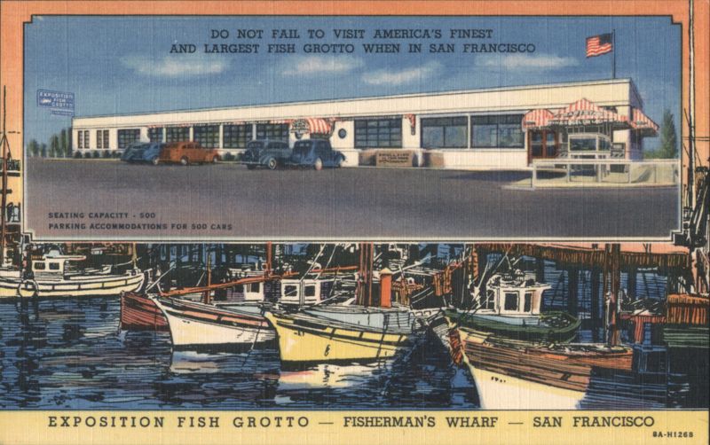 Exposition Fish Grotto, Fisherman's Wharf, San Francisco California