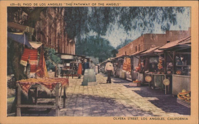 Olvera Street, El Paso De Los Angeles California