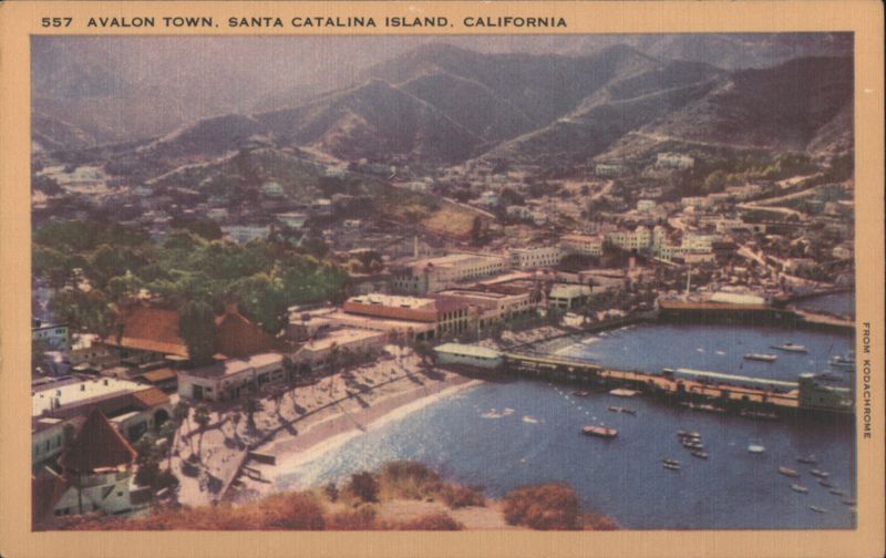 Avalon Town, Santa Catalina Island, California