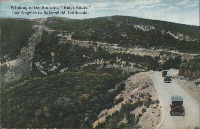 Winding to the Summit, Ridge Route, California