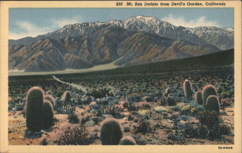 Mt. San Jacinto from Devil's Garden, California