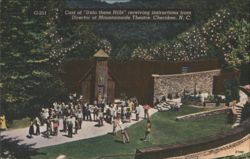 Cast of "Unto these Hills", Mountainside Theatre Postcard