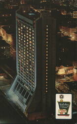 Holiday Inn at Chinatown, Night View, San Francisco, CA Postcard