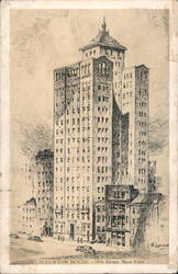 Allerton House on 39th Street, New York Postcard