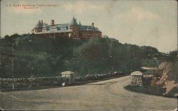 J. B. Busk's Residence, 'Indian Springs' Postcard