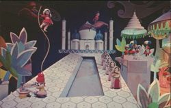 Disneyland It's a Small World India Scene Postcard