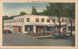 Clayton Hotel, Clayton, GA Postcard