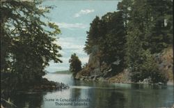 Scene in Canadian Islands, Thousand Islands Postcard
