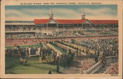 An Easy Winner, Derby Day, Churchill Downs Postcard
