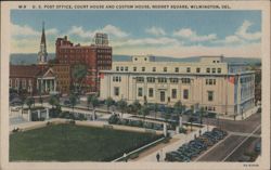 U.S. Post Office and Courthouse, Wilmington, DE Postcard