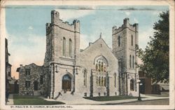 St. Paul's M. E. Church, Wilmington, DE Postcard