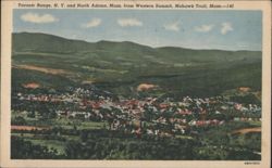Taconic Range, N. Y. and North Adams, Mass. Postcard