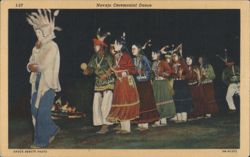 Navajo Ceremonial Dance Postcard