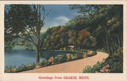 Greetings from Osakis, MN Postcard