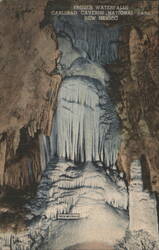 Frozen Waterfalls, Carlsbad Caverns National Park Postcard