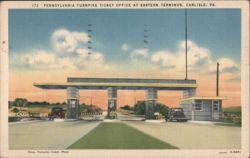 Pennsylvania Turnpike Ticket Office, Carlisle, PA Postcard