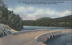 Viaduct over Otter Creek, Acadia National Park, Maine Postcard