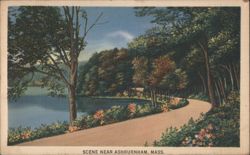 Scene Near Ashburnham, MA Postcard