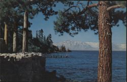 View of Lake Tahoe, California Postcard