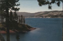 Scenic View of Silver Lake, California Postcard