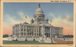 State Capitol, Providence, R. I. Postcard