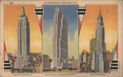 Skyscrapers of New York City Postcard