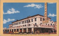 Pioneer Club and Cocktail Lounge, Las Vegas, NV Postcard