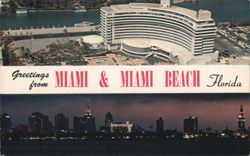 Fontainebleau Hotel, Miami & Miami Beach, Florida Postcard