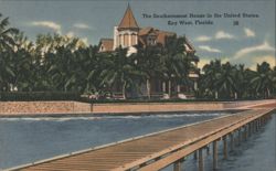 The Southernmost House, Key West, FL Postcard