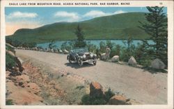 Eagle Lake from Mountain Road, Acadia National Park Postcard