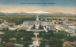 City and County Building, Denver, Colorado Postcard