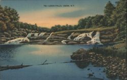 Leeds Falls, Leeds, N.Y. Postcard