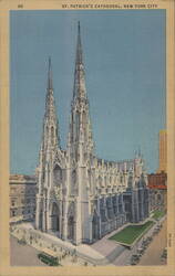 St. Patrick's Cathedral, New York City Postcard