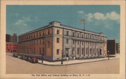 The Post Office and Federal Building, Utica, NY Postcard